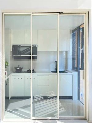 Weatherproof Aluminium Sliding Security Doors , Residential Large Sliding Glass Doors