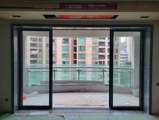 Easy Installation Aluminium Sliding Doors soundproofing Size Customized