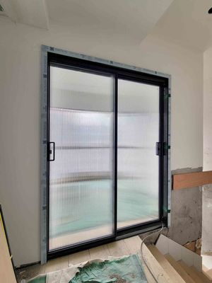 Easy Installation Aluminium Sliding Doors soundproofing Size Customized