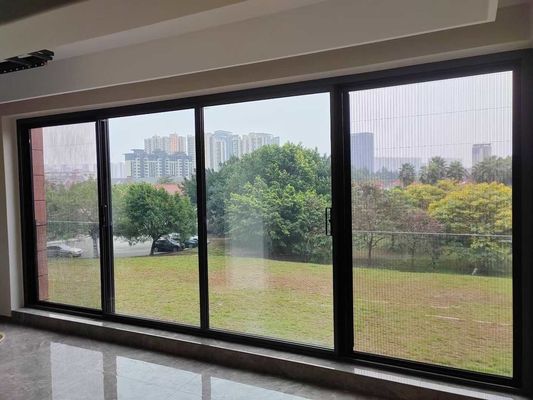 Home Aluminium Door Easy Installation Laminated Glass Sliding Door 1.2mm-2.5mm