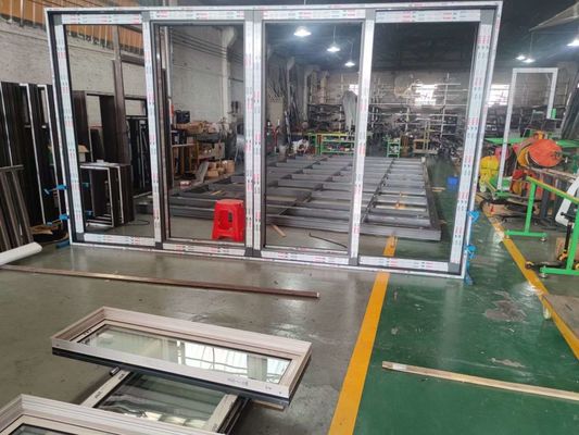 Home Aluminium Door Easy Installation Laminated Glass Sliding Door 1.2mm-2.5mm