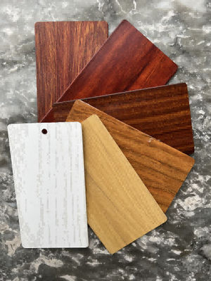 Geanodiseerd EPDM SEAL Top Opening Style Aluminium Casement Windows Hout Korrel Kleurenpalet