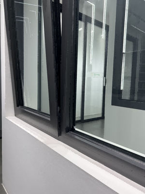 Open graad gebogen aluminium ramen Wit / Zwart tot 12 mm glasvezel scherm